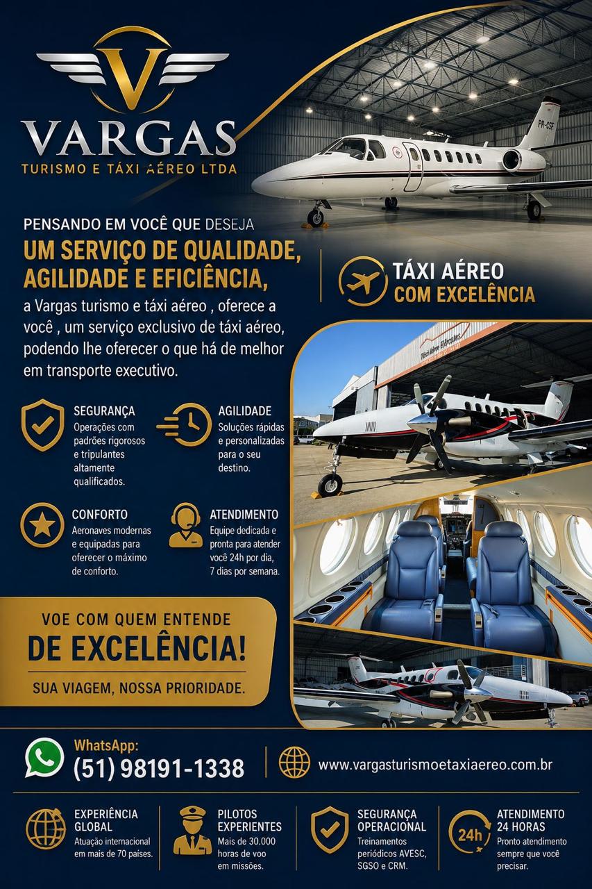 VARGAS TURISMO E TAXI AÉREO