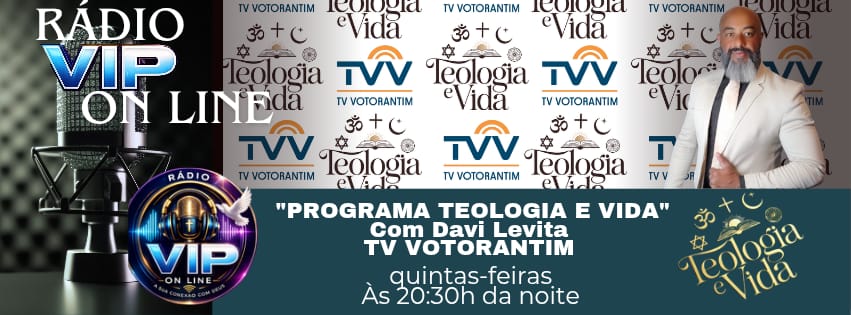 Teologia e Vida amplia sua missão e ganha formato podcast na Rádio VIP Online Por Redação | Aliança Business Revista O Teologia e Vida, programa apresentado na TV Votorantim, inicia uma nova fase em sua trajetória. Sob a apresentação e direção de Davi Levita, o projeto amplia sua presença nos meios de comunicação e passa a contar também com uma versão em podcast, transmitida pela Rádio VIP Online. A proposta é levar conteúdos cristãos, estudos bíblicos, entrevistas, reflexões e mensagens de fé a um público ainda maior, utilizando diferentes plataformas para fortalecer a comunicação do Evangelho. Além da exibição na televisão, o Teologia e Vida contará com transmissões ao vivo e conteúdos exclusivos em formato podcast, proporcionando aos ouvintes e espectadores uma experiência dinâmica e acessível, seja pelo rádio, pela internet ou pelas redes sociais. Segundo a direção do projeto, a expansão representa mais um passo no compromisso de anunciar a Palavra de Deus com responsabilidade, excelência e relevância, acompanhando as novas formas de comunicação e alcançando pessoas em diferentes lugares. Com essa integração entre televisão, rádio e plataformas digitais, o Teologia e Vida fortalece sua missão de promover conhecimento bíblico, comunhão e edificação espiritual. A iniciativa conta com o apoio da Rádio VIP Online, da Aliança Business Revista e dos demais veículos parceiros, formando uma rede de comunicação comprometida com conteúdos de fé, informação e transformação. TV Votorantim Rádio VIP Online Aliança Business Revista: https://aliancabusinessrevista.online/ Rádio VIP Online: https://radioviponline.com/ Aliança Business Revista Aliança que conecta, conteúdo que transforma.