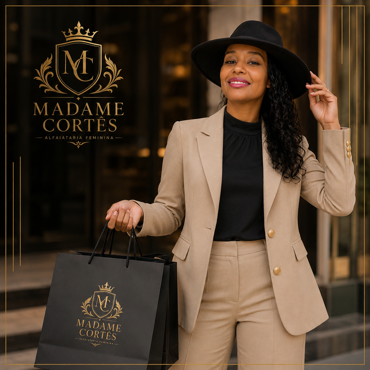 ✨ MADAME CORTÊS — ALFAIATARIA FEMININA Elegância que atravessa tendências. A Madame Cortês nasce para mulheres que entendem que vestir-se bem vai muito além da moda: é uma forma de expressar personalidade, confiança e presença. Inspirada na elegância e no refinamento do estilo europeu, a Madame Cortês apresenta uma proposta de alfaiataria feminina que valoriza cortes sofisticados, acabamento cuidadoso e peças que unem classe, modernidade e autenticidade. 👑 ESTILO, PERSONALIDADE E SOFISTICAÇÃO Cada detalhe é pensado para acompanhar a mulher que deseja se destacar com naturalidade. A alfaiataria ganha novas formas e interpretações, criando produções que transitam entre o clássico e o contemporâneo — perfeitas para diferentes ocasiões e momentos. Na Madame Cortês, o objetivo não é simplesmente seguir tendências. É criar um estilo próprio. Peças estruturadas, elegantes e atemporais encontram uma estética moderna, trazendo referências da moda europeia para o universo da mulher brasileira. 🖤 UMA MARCA PARA MULHERES DE PRESENÇA A Madame Cortês representa uma mulher segura de suas escolhas, que valoriza sua imagem e sabe que elegância também está nos detalhes. Do ambiente profissional a ocasiões especiais, a proposta é oferecer uma moda que transmita confiança, sofisticação e identidade. ✨ MADAME CORTÊS Alfaiataria feminina com inspiração europeia. Uma nova maneira de vestir elegância, personalidade e presença. Madame Cortês — vista o seu estilo. Viva a sua elegância.