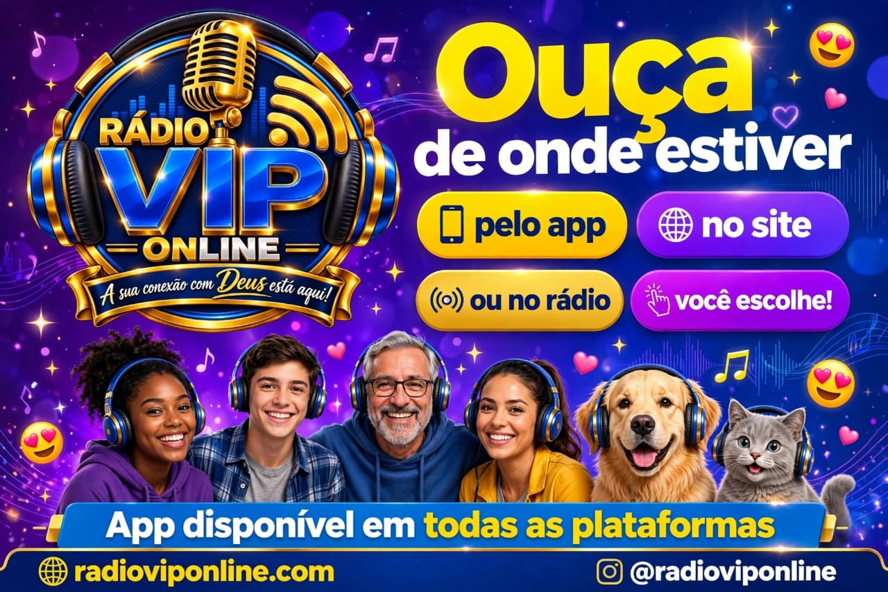 📱 WhatsApp: (15) 99195-1532 📻 Instagram: @radioviponline Rádio VIP Online A sua conexão com Deus.